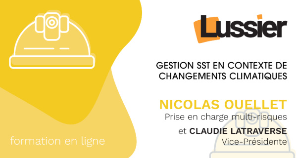 Gestion SST en contexte de changement climatiques