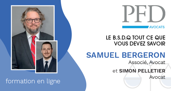 11.1 Gestion juridique et contractuelle : Le bureau des soumissions du Québec (BSDQ)